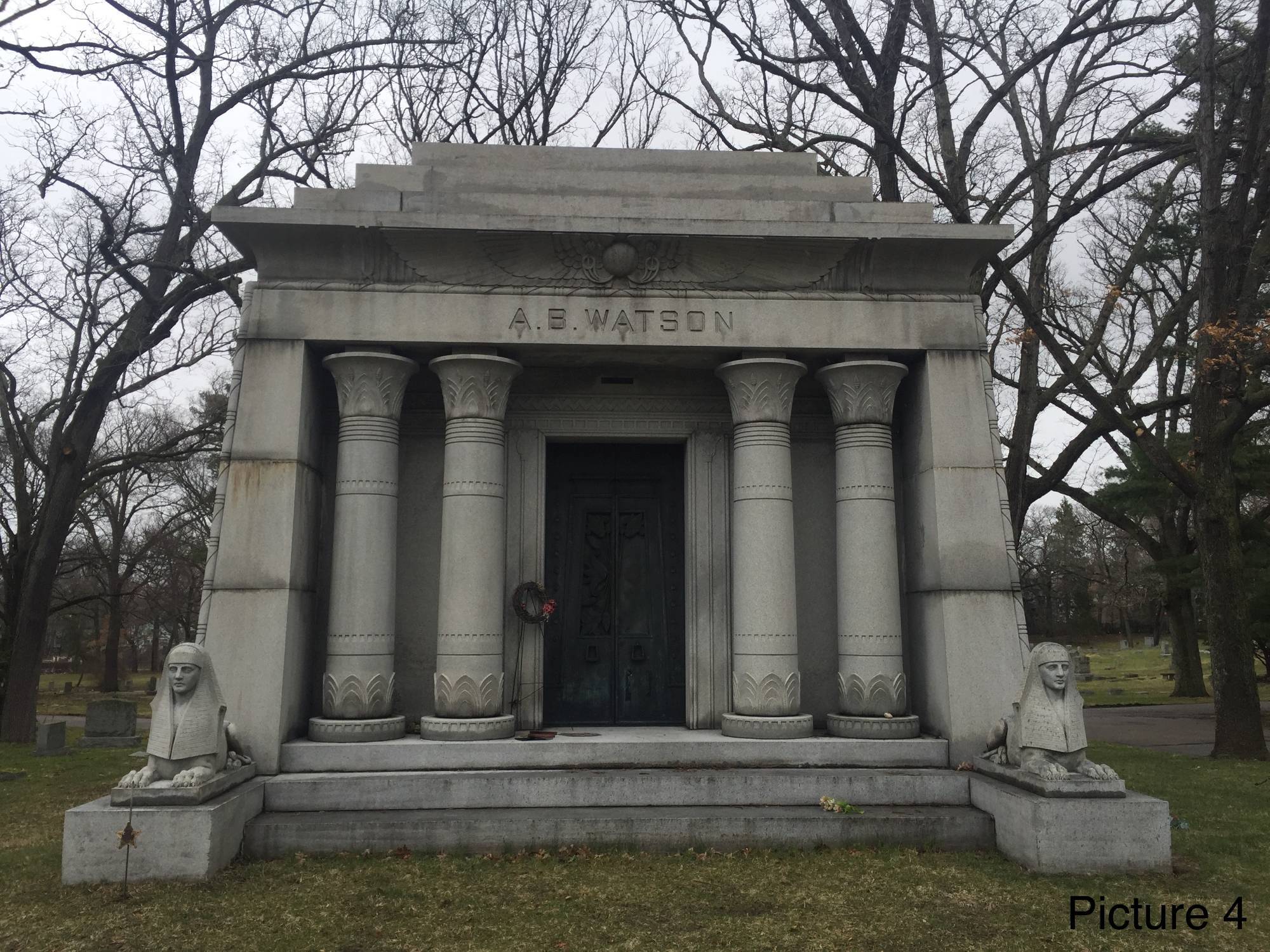 A.B. Watson's tomb in Oakhill Cemetery